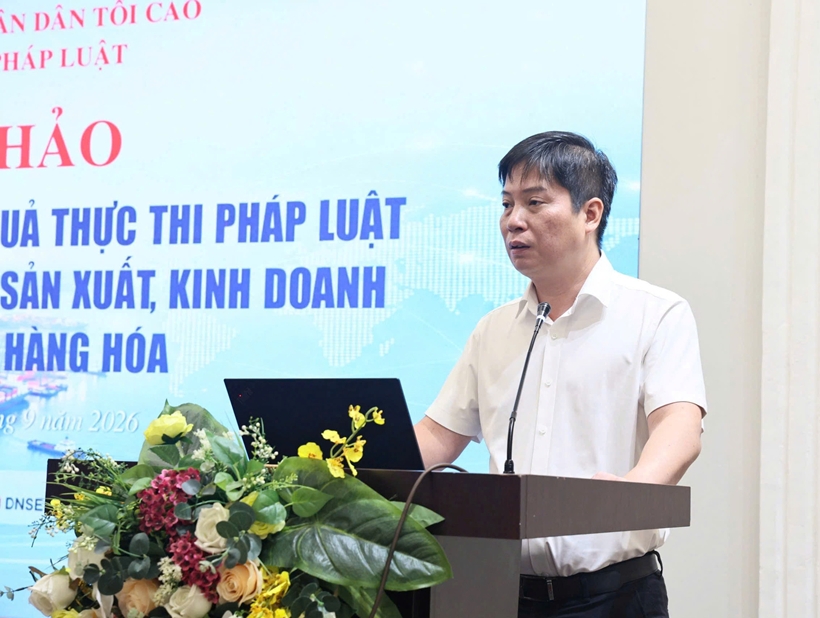 Ông Nguyễn Đức Dũng, Trưởng phòng Thanh tra và Giải quyết khiếu nại, Cục Sở hữu trí tuệ (Bộ Khoa học và Công nghệ).